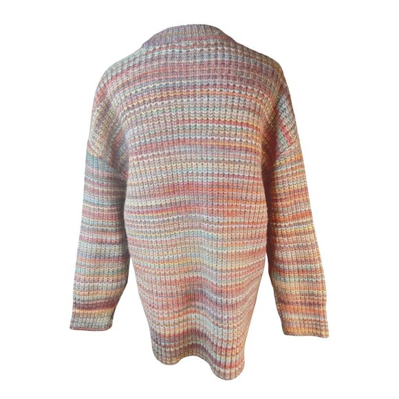 2/$30 ZARA Multicolor Striped Sweater S Acrylic & Nylon - Picture 3 of 13
